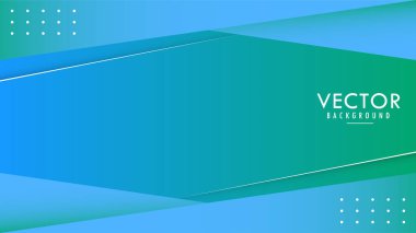 Mavi Işık Gradyan Geometrik Çizgi Şekli Arkaplan Premium Vektör Grafik Tasarımı