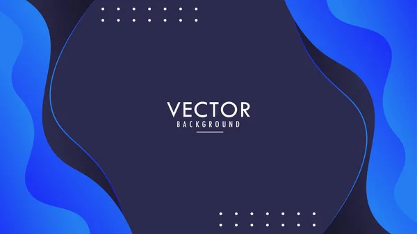 Hellblauer Farbverlauf Wellig Wellenförmig Flüssig Flüssig Papercut Abstrakt Moderner Vektor — Stockvektor