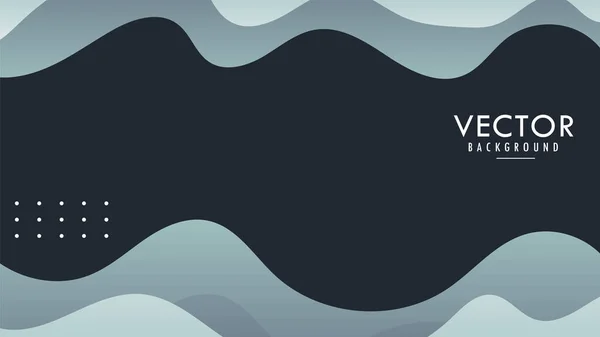 Wavy Wave Liquid Fluid Vector Abstract Background Wallpaper Light Gradient — 스톡 벡터