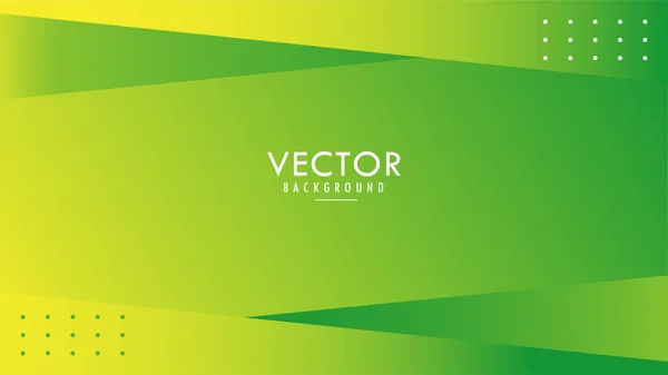 Gradiente Luz Verde Línea Geométrica Forma Fondo Premium Vector Diseño — Vector de stock
