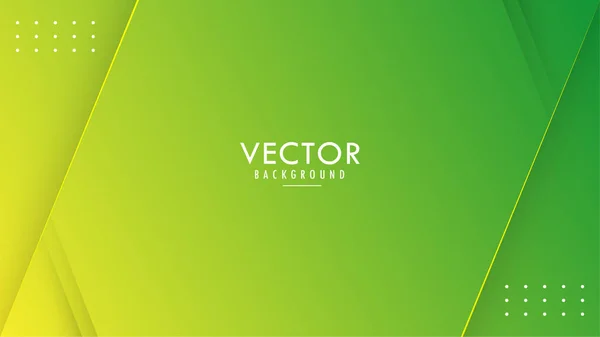 Gradiente Luz Verde Línea Geométrica Forma Fondo Premium Vector Diseño — Vector de stock