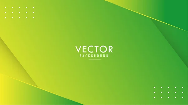 Linha Geométrica Gradiente Luz Verde Forma Fundo Premium Vector Design — Vetor de Stock