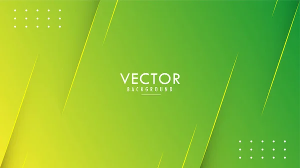 Linha Geométrica Gradiente Luz Verde Forma Fundo Premium Vector Design — Vetor de Stock