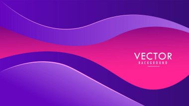 renkli soyut geometrik arkaplan duvar kağıdı. Trend Gradyanı. Akışkan, sıvı, dalga, kağıt kesim şekilleri EPS10 Vektör Tasarım Grafik Şablonu.