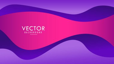 renkli soyut geometrik arkaplan duvar kağıdı. Trend Gradyanı. Akışkan, sıvı, dalga, kağıt kesim şekilleri EPS10 Vektör Tasarım Grafik Şablonu.