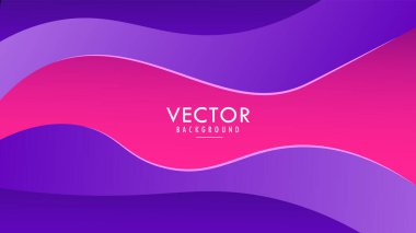 renkli soyut geometrik arkaplan duvar kağıdı. Trend Gradyanı. Akışkan, sıvı, dalga, kağıt kesim şekilleri EPS10 Vektör Tasarım Grafik Şablonu.