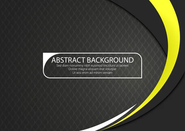 Gelb Schwarz Rechts Hintergrund Hintergrundbild Vektor Grafik Design — Stockvektor