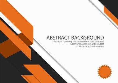 Beyaz arkaplan, bej renkli, düz çizgi şeklinde. Modern Tasarım Grafik Vektörü.