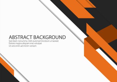 Beyaz arkaplan, bej renkli, düz çizgi şeklinde. Modern Tasarım Grafik Vektörü.