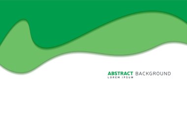 Basit Şekiller Vektör Şablonu Tasarımı ile Modern Soyut Kağıt Kesimi Arkaplan Kağıdı