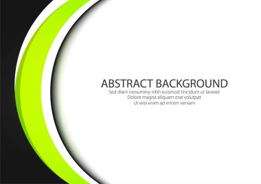 Arkaplan Duvar Kağıdı Şirketi Modern Sunum Vektörü Grafik Tasarımı Yeşil Işık Çizgisi Şablonu