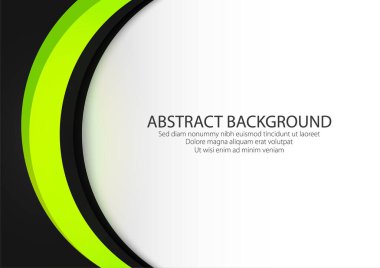 Arkaplan Duvar Kağıdı Şirketi Modern Sunum Vektörü Grafik Tasarımı Yeşil Işık Çizgisi Şablonu