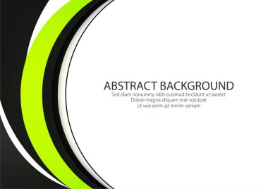 Arkaplan Duvar Kağıdı Şirketi Modern Sunum Vektörü Grafik Tasarımı Yeşil Işık Çizgisi Şablonu