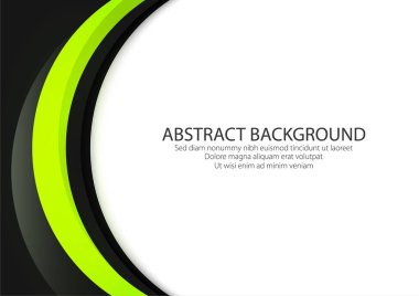 Arkaplan Duvar Kağıdı Şirketi Modern Sunum Vektörü Grafik Tasarımı Yeşil Işık Çizgisi Şablonu