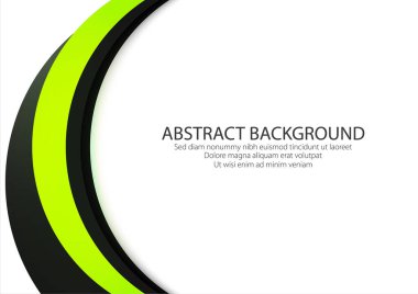 Arkaplan Duvar Kağıdı Şirketi Modern Sunum Vektörü Grafik Tasarımı Yeşil Işık Çizgisi Şablonu