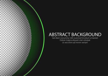 vektör koyu soyut modern vektör şablonu arka plan dokusu lüks yeşil katman etkisi