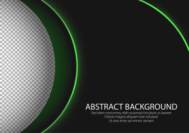 vektör koyu soyut modern vektör şablonu arka plan dokusu lüks yeşil katman etkisi