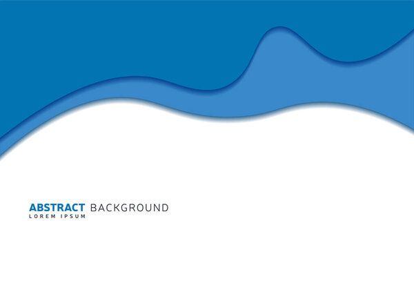 Modern Abstract Paper Cut Background Wallpaper With Simple Shapes Vector Template Design