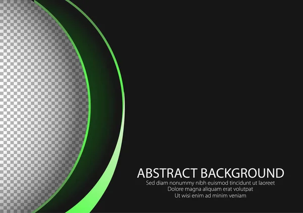 Vector Donker Abstract Modern Vector Sjabloon Achtergrond Textuur Overlappen Lagen — Stockvector