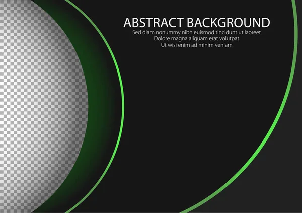 Vector Donker Abstract Modern Vector Sjabloon Achtergrond Textuur Overlappen Lagen — Stockvector