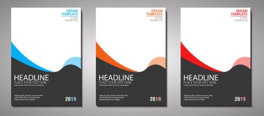 Broşür Kapağı Şablonu, Dergi Şablonu, Business Modern Poster, Yıllık Rapor Şablonu