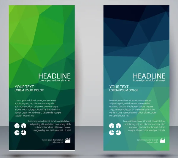 Düşük poligonal Banner Dikey, Çokgen Modern Arka plan Doğal Gradyan Duvar Kağıdı İşletmeleri, Roll Up Standee Office, Company, Modern kart şablonu Web, iniş sayfası, kapak, reklam, yayın,
