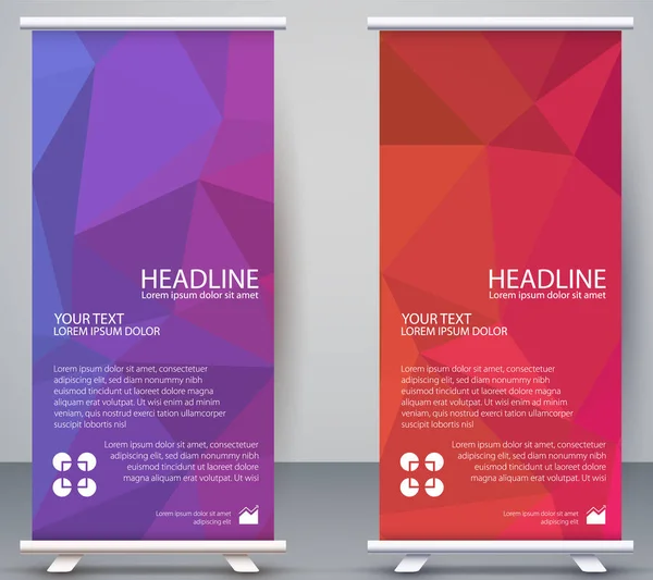 Düşük poligonal Banner Dikey, Çokgen Modern Arka plan Doğal Gradyan Duvar Kağıdı İşletmeleri, Roll Up Standee Office, Company, Modern kart şablonu Web, iniş sayfası, kapak, reklam, yayın,