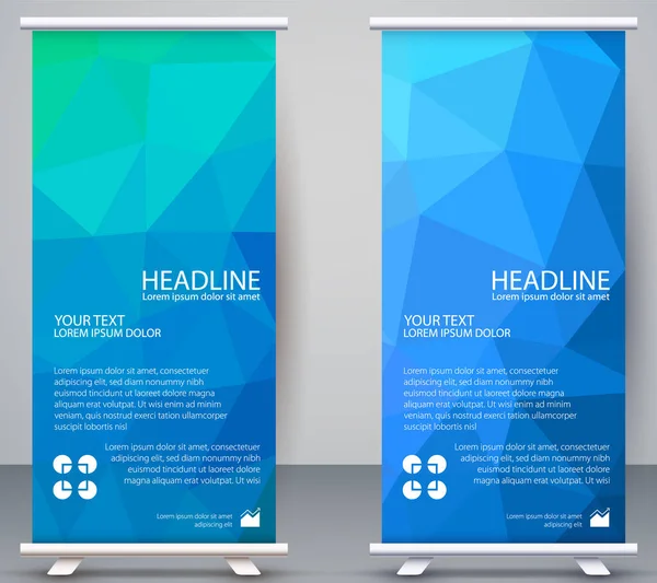 Düşük poligonal Banner Dikey, Çokgen Modern Arka plan Doğal Gradyan Duvar Kağıdı İşletmeleri, Roll Up Standee Office, Company, Modern kart şablonu Web, iniş sayfası, kapak, reklam, yayın,