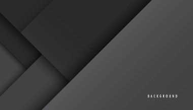Kara Duvar Arkaplan Duvar Kağıdı. Modern Vektör Grafik Tasarımı