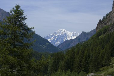 Mont Blanc tepe İtalyan taraftan