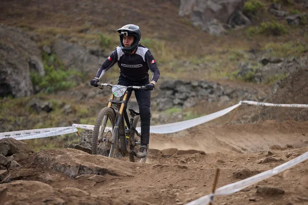 American Series MTB DHI Lima, Amancay 'da doğal iniş pistinde hızlı hareket