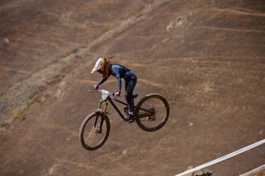 Geleceğin şampiyonu olacak. Amerikan Serisi MTB Lima pistinin her taşında hassasiyet ve cesaret var..