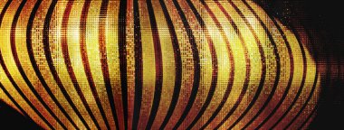 lüks sarı parıltılı eğri çizgi duvar dokusu afişi arka planı