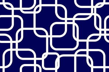 Güzel, beyaz geometrik karelerin kusursuz deseni. arkaplan, moda, kıyafet tasarımı, yatak örtüsü vs. için uygun.