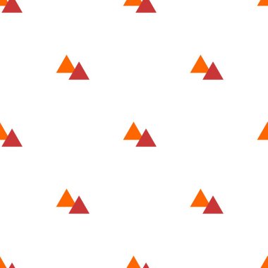 Yan yana dizilmiş iki üçgenin kusursuz desenli geometrisi. Arkaplan, kapak, kumaş, moda vs. için uygun.