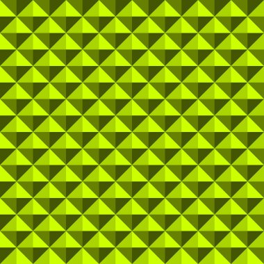 Üç boyutlu sarı geometrik süsleme tekrar eden desen. Arkaplan, kapak, kumaş, moda vs. için uygun.