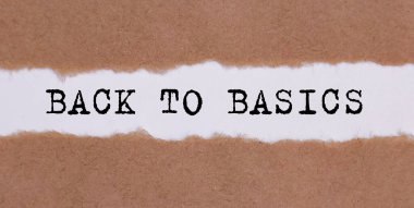 Yırtık kağıdın arkasında yazan Temel Sözcüğe Dön.