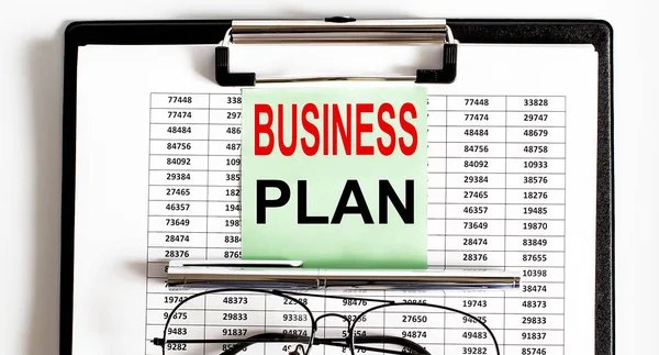 Closeup Deadline Time Business Plan Glasses — Stock Photo, Image