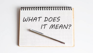Word Writing Text What Does It Mean Question. business