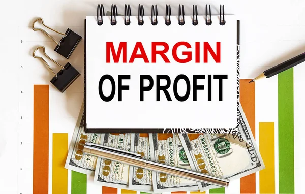 Notebook with Tools and Notes about PROFIT of MARGIN ,business