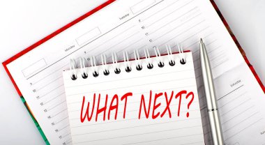 Not defterindeki NEXT STEPS metni günlük, iş