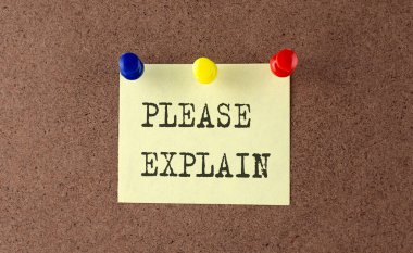 Lütfen mesaj panosuna yazılmış metni açıklayın. Bellek