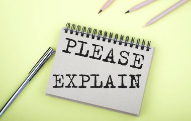 Lütfen not defterine sarı arka planda kalemle yazılmış metni açıklayın.