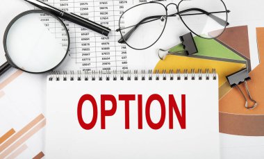 Diyagramda beyaz kağıt üzerinde metin seçeneği. İş dünyası