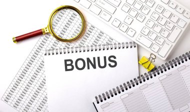 Not defterine klavye ve planlama ile yazılmış BONUS metni