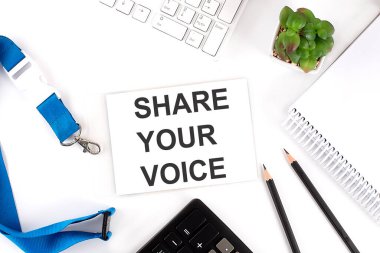 Klavye ve ofis araçları ile ses sözcüklerinizi paylaşın