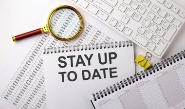 Not defterine klavye ve planlama ile yazılan tarihli metne kadar kal