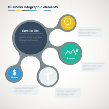 iş Infographic elemanları