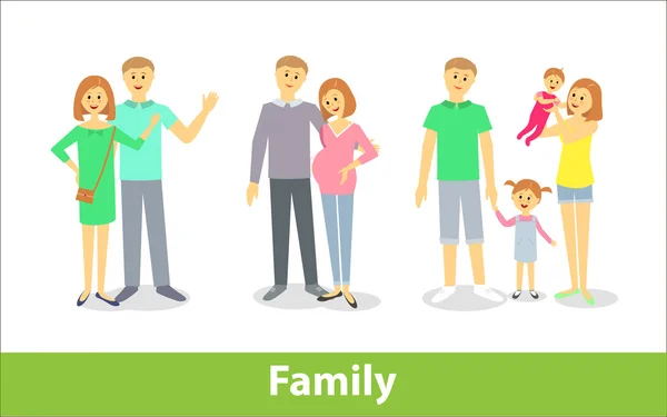 Familie — Stockvector