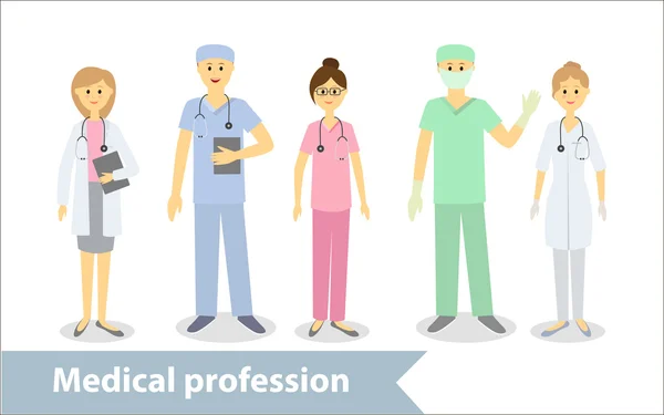 Profession médicale — Image vectorielle